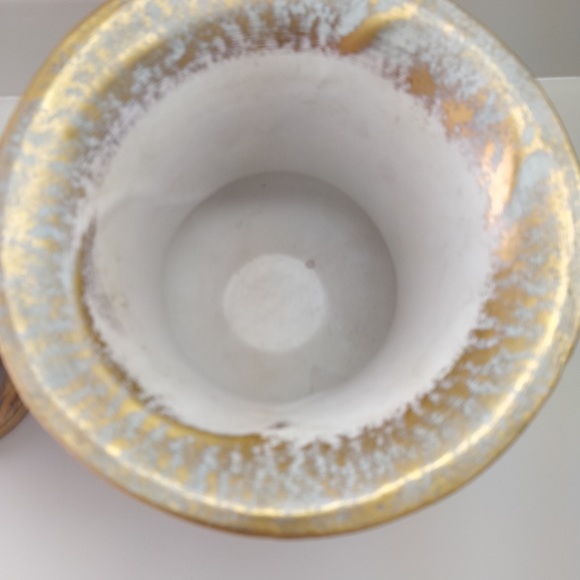 SET Of Vintage Stangl Pottery Hand Painted Vases/planters/urns - Picture 3 of 6